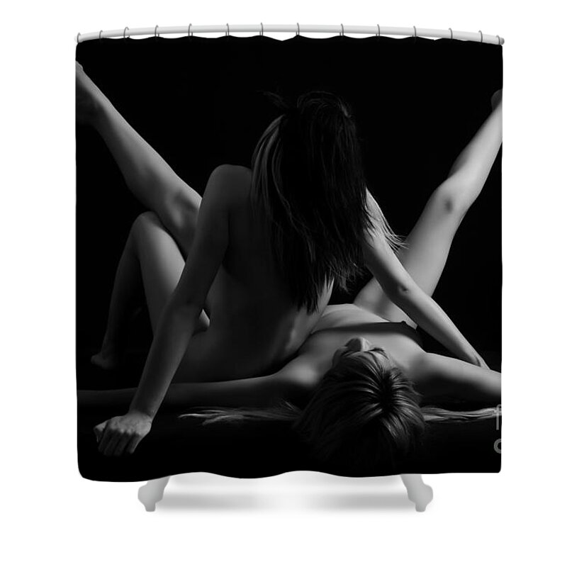 Artistic Photographs Shower Curtain featuring the photograph Breaking glimpse by Robert WK Clark