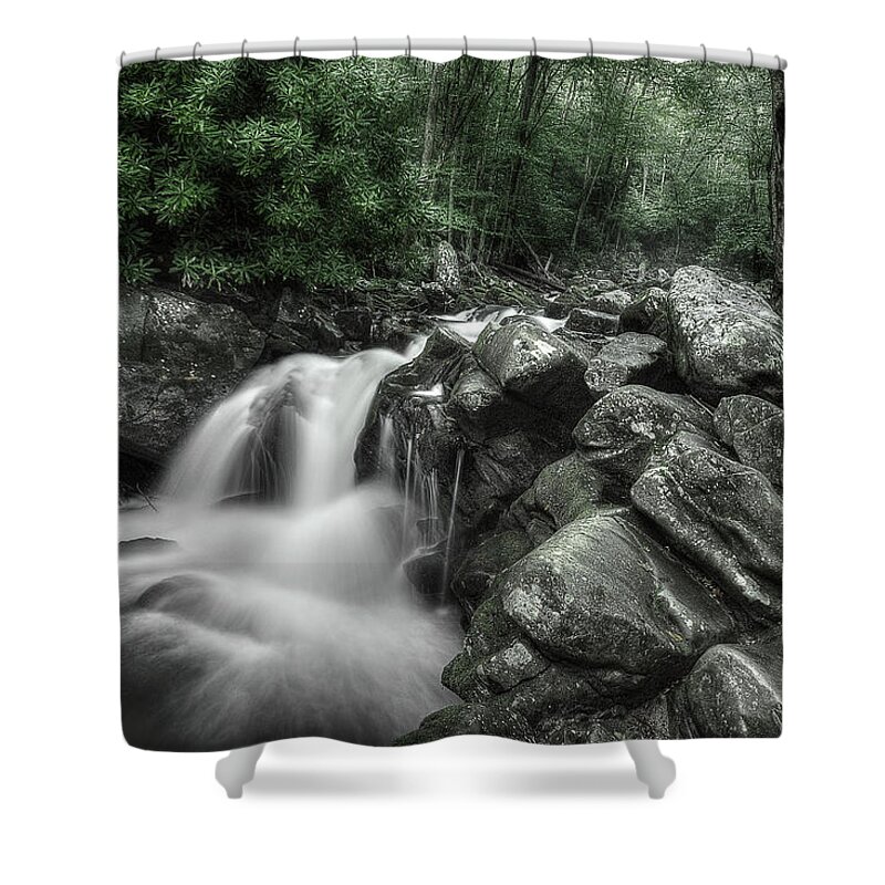 Tennessee Stream Shower Curtain featuring the photograph Breathe by Mike Eingle