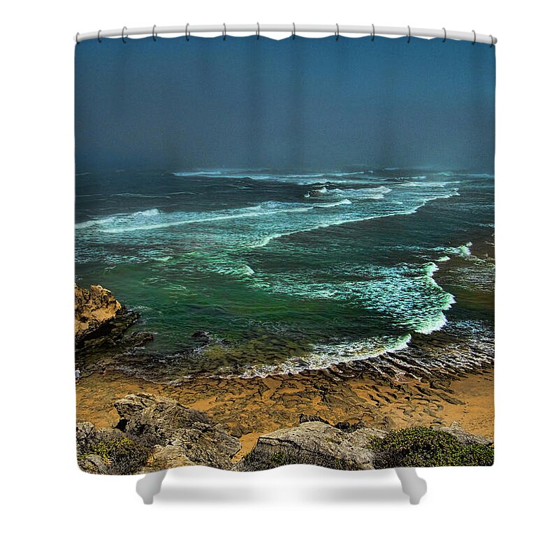 Sea Shower Curtain featuring the photograph Brenton-On-Sea South Africa by David Smith