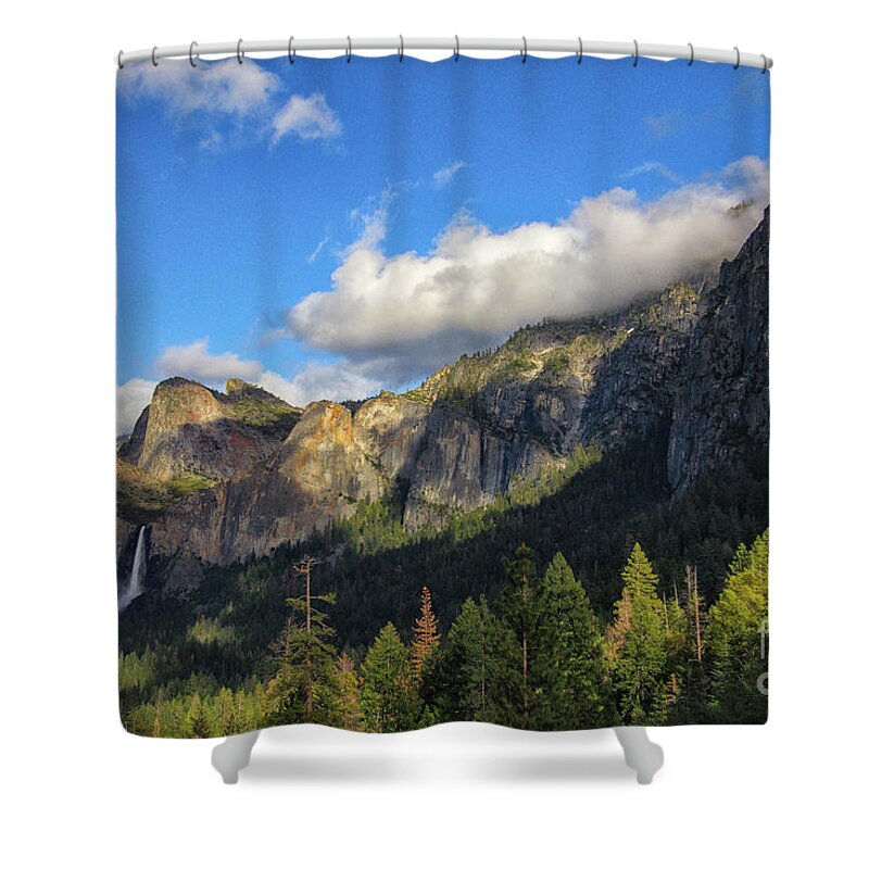Yosemite Shower Curtain featuring the photograph Bridalveil Fall by Brandon Bonafede
