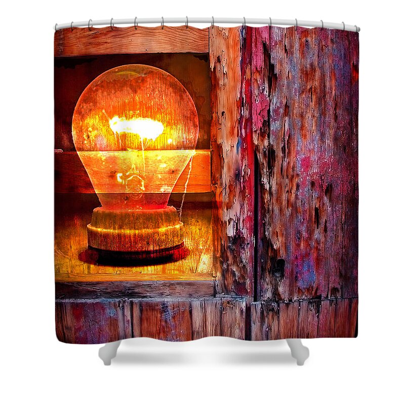 Skip Shower Curtain featuring the photograph Bright Idea by Skip Hunt