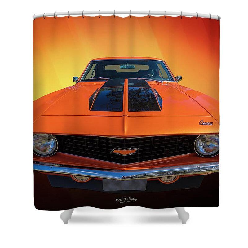 Car Shower Curtain featuring the photograph Bright Orange by Keith Hawley