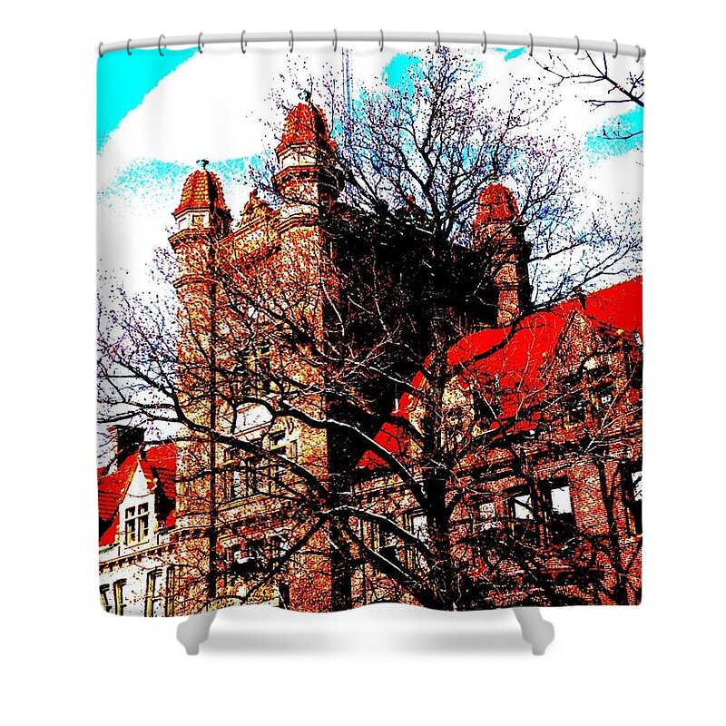 Millikin University Shower Curtain featuring the photograph Bright University by FineArtRoyal Joshua Mimbs