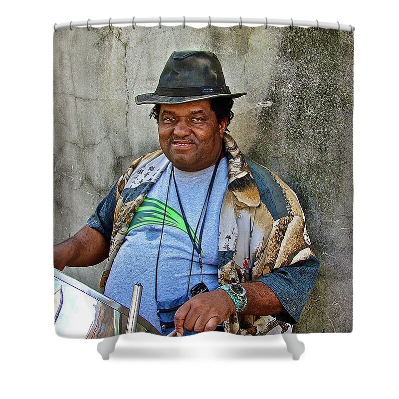 Music Shower Curtain featuring the photograph Brighten The Corner by Diana Hatcher
