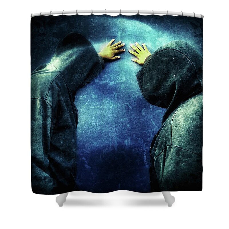 Brothers Shower Curtain featuring the photograph Brothers by Al Harden