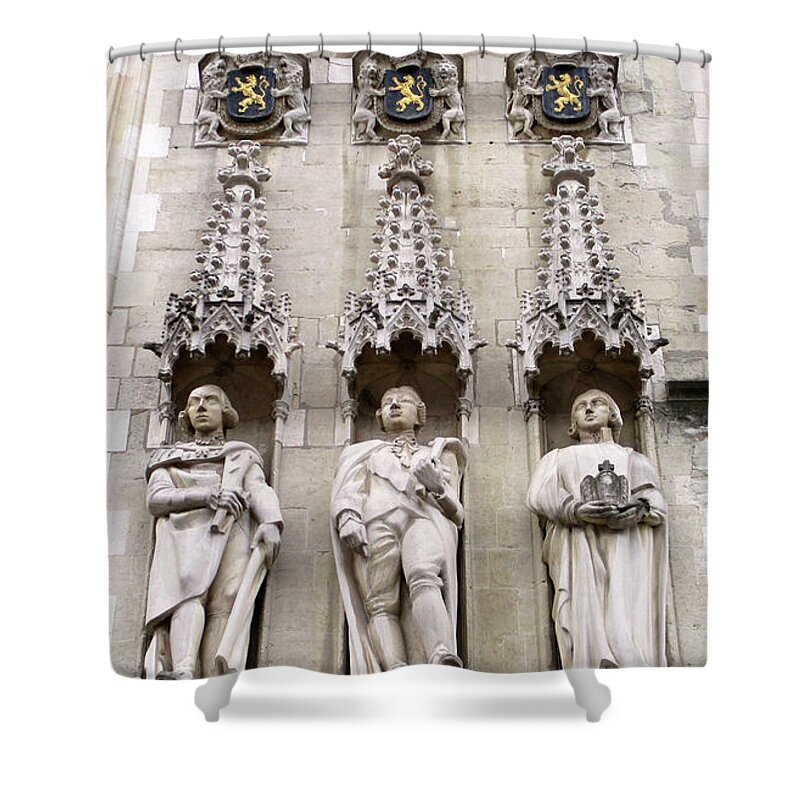 Bruges Shower Curtain featuring the photograph Bruges Detail 28 by Randall Weidner