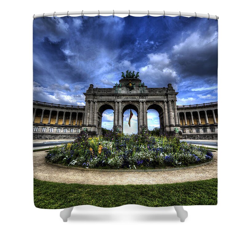 Brussels Shower Curtain featuring the photograph Brussels Parc du Cinquantenaire by Shawn Everhart