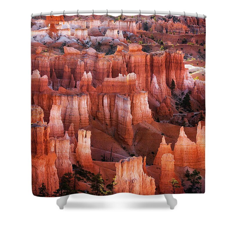 American Shower Curtain featuring the photograph Bryce Canyon Magic by Alex Mironyuk