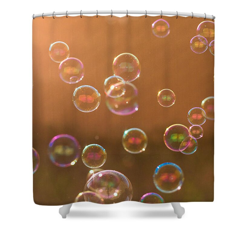 Play Shower Curtain featuring the photograph Bubble by Hyuntae Kim
