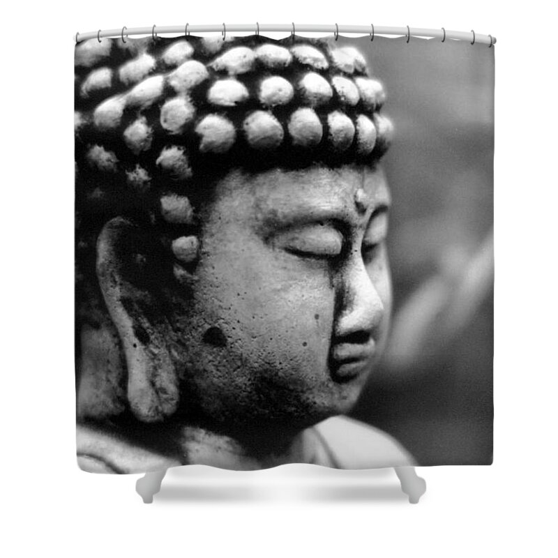 Buddha Shower Curtain featuring the photograph Buddha by Eileen Gayle