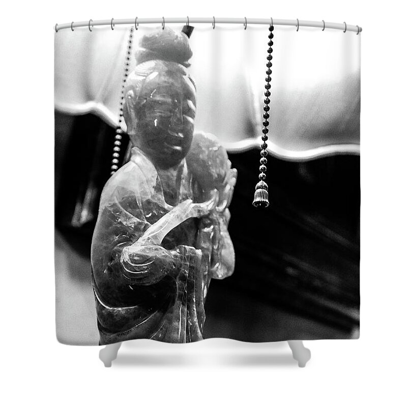 Buddha Shower Curtain featuring the photograph Buddha's Light by Adam Morsa