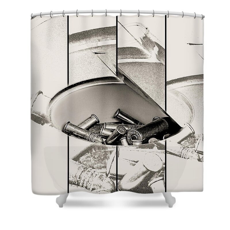 38 Special Shower Curtain featuring the photograph Bullets Bullets Bullets by Bob Orsillo