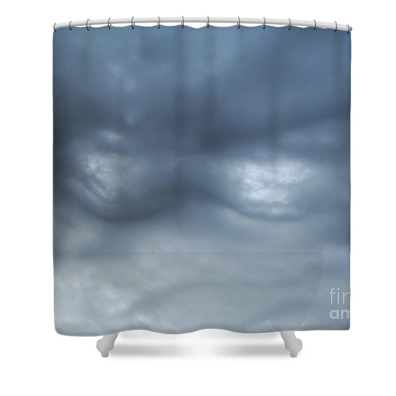 Bumbs Shower Curtain featuring the photograph Bumps on the sky by Michal Boubin
