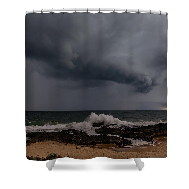 Storm Shower Curtain featuring the photograph Bunbury Storm Clouds by Robert Caddy