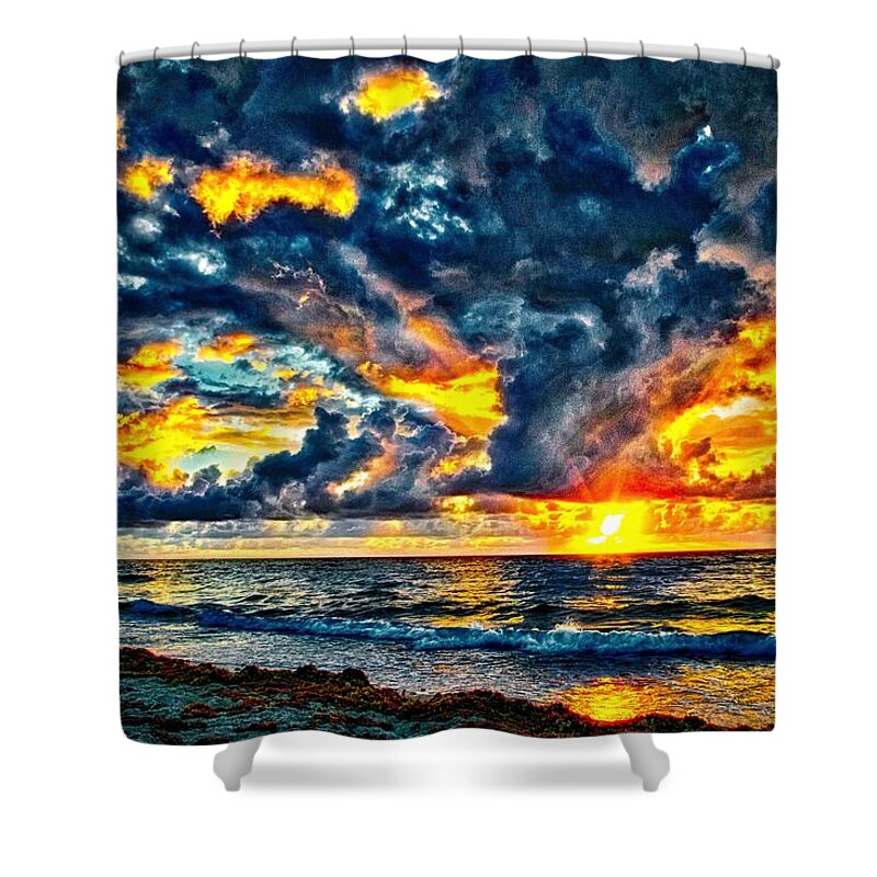 Sunrise Shower Curtain featuring the photograph Bursting Forth by Dennis Baswell