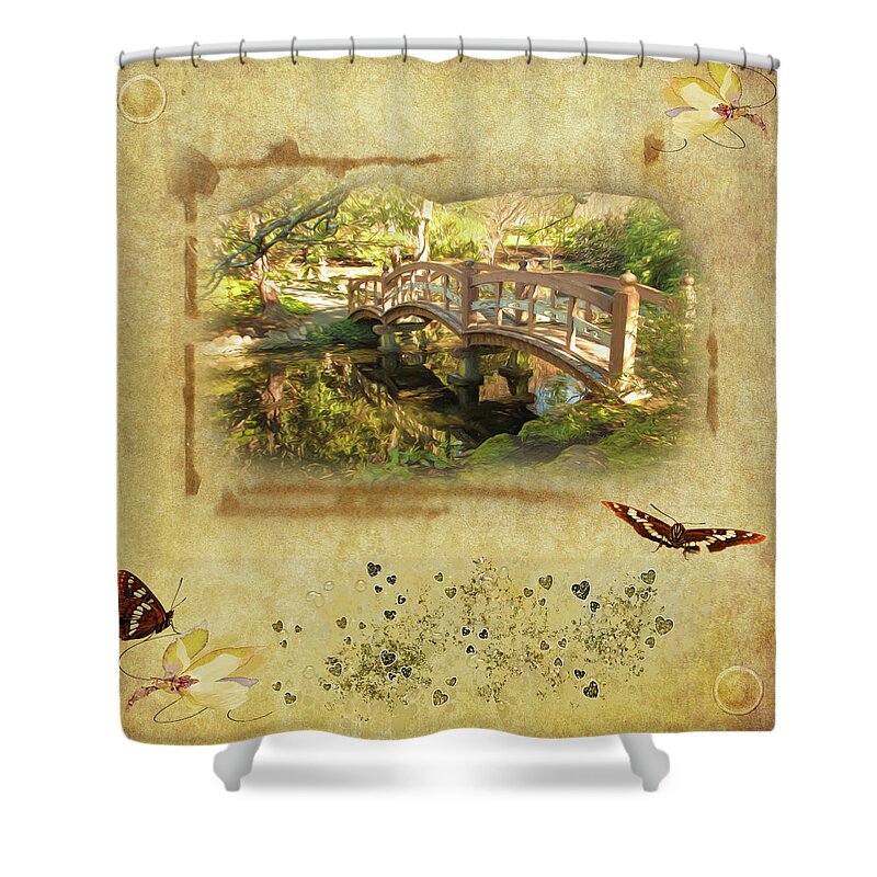 Bridge Shower Curtain featuring the photograph Summer Dream by Marilyn Wilson