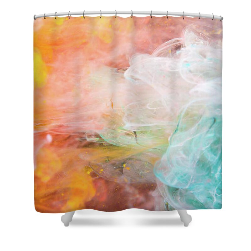 Abstract Shower Curtain featuring the photograph Butterfly Dream - Colorful Art Photography by Modern Abstract