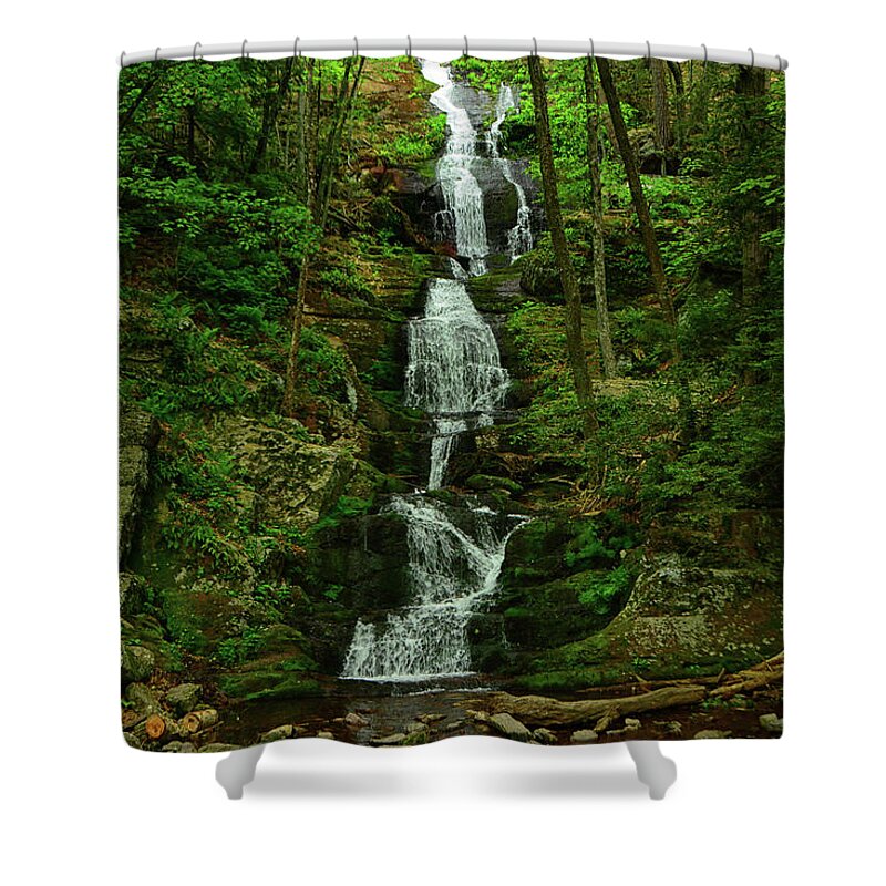 Buttermilk Falls Shower Curtain featuring the photograph Buttermilk Falls 4 by Raymond Salani III