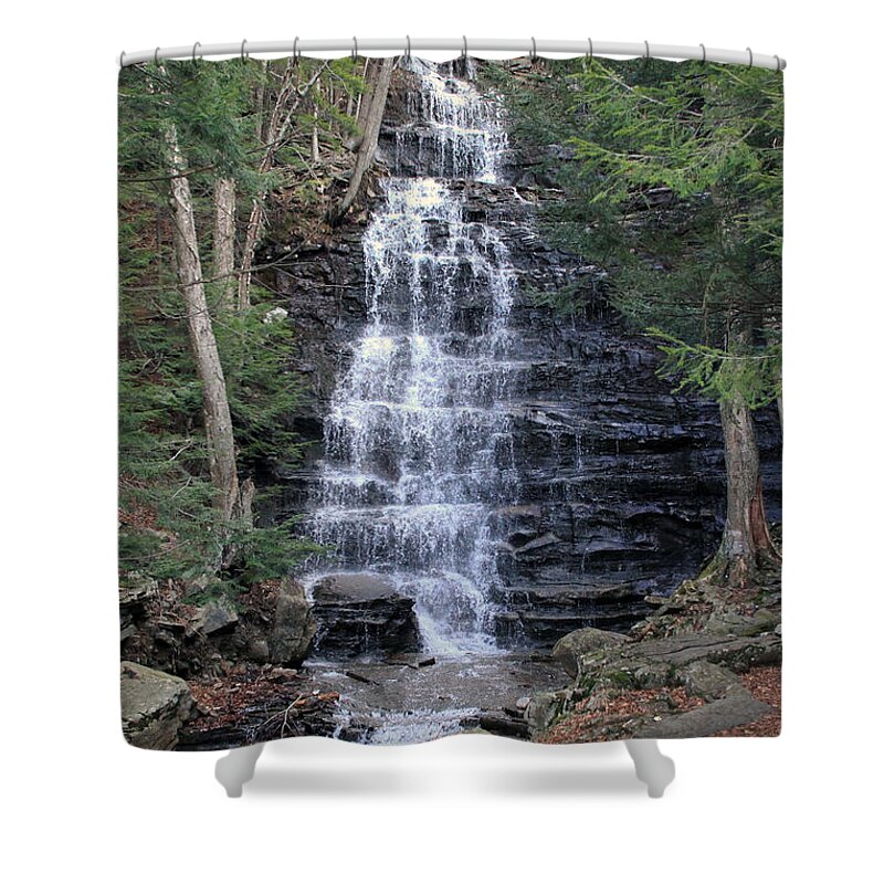 Buttermilk Falls Shower Curtain featuring the photograph Buttermilk Falls by Jackson Pearson