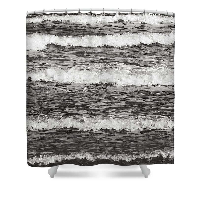 Sand Shower Curtain featuring the photograph Bw4 by Charles Harden