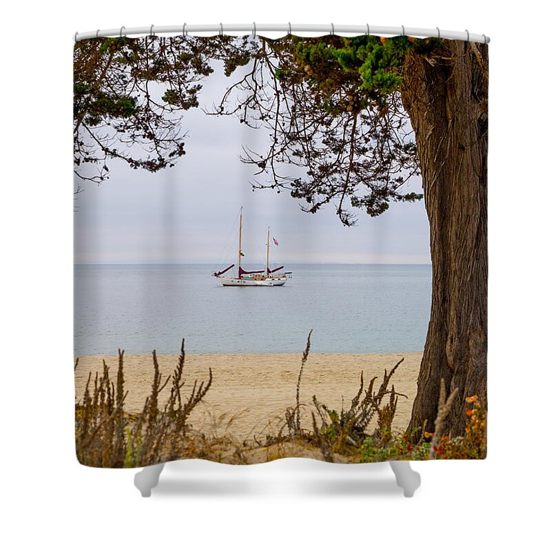 California Shower Curtain featuring the photograph By the Shore by Derek Dean