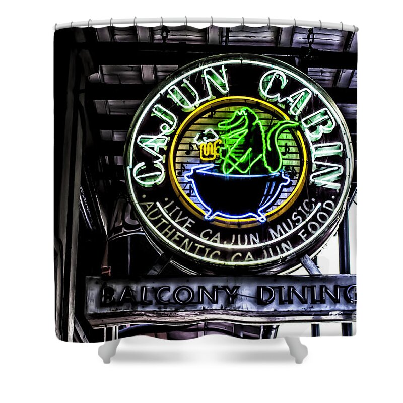 New Orleans Shower Curtain featuring the photograph Cajun Cabin by Frances Ann Hattier