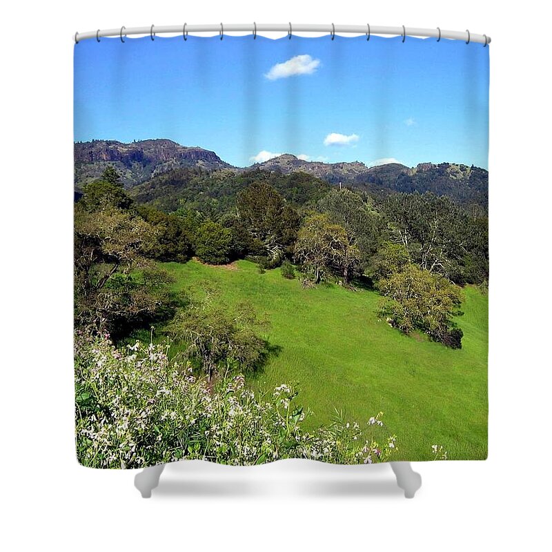 California Shower Curtain featuring the photograph California Highlands by Will Borden