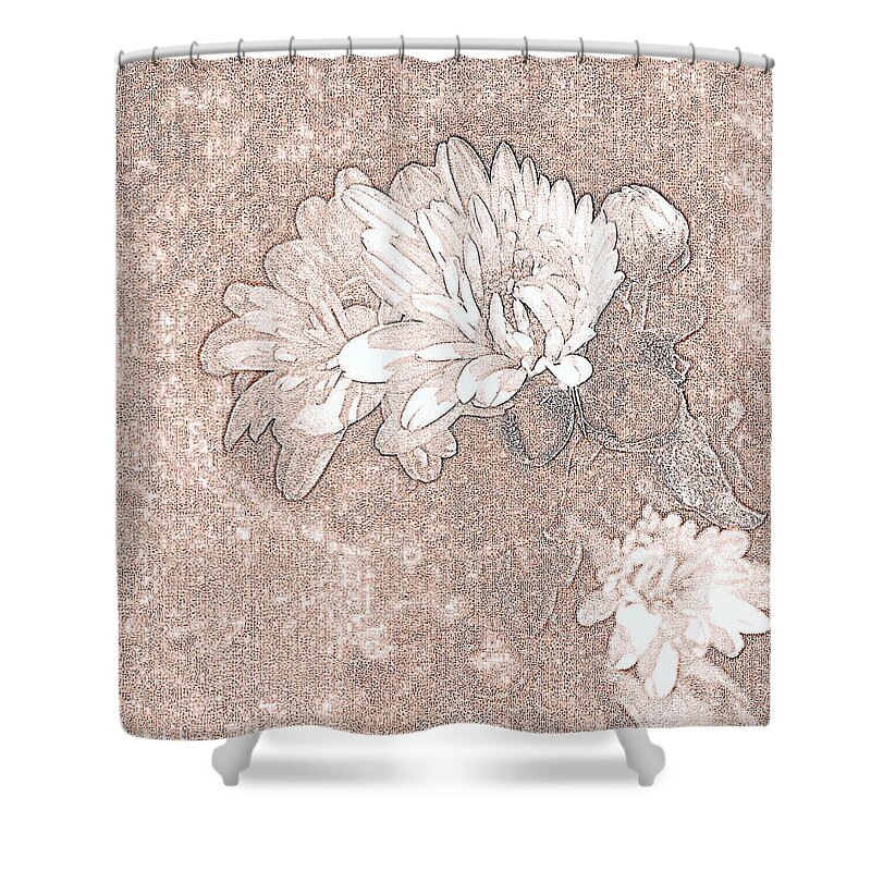 Flower Shower Curtain featuring the photograph Calm by Andy Rhodes