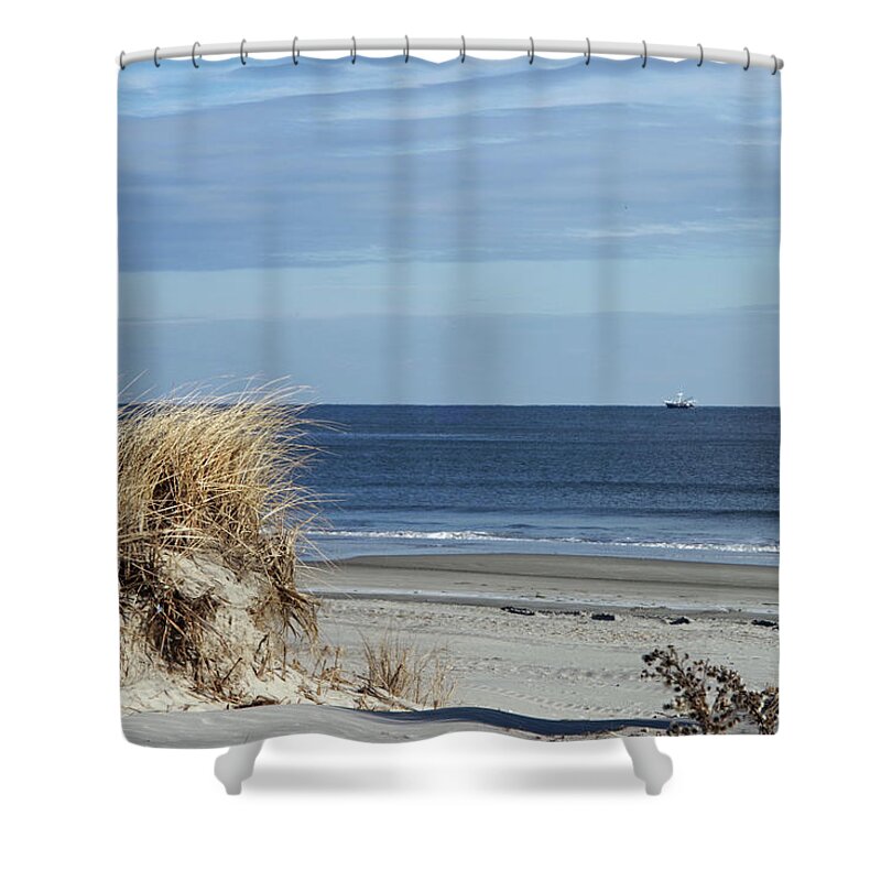 Ocean Shower Curtain featuring the photograph Calm Before The Storm by Greg Graham