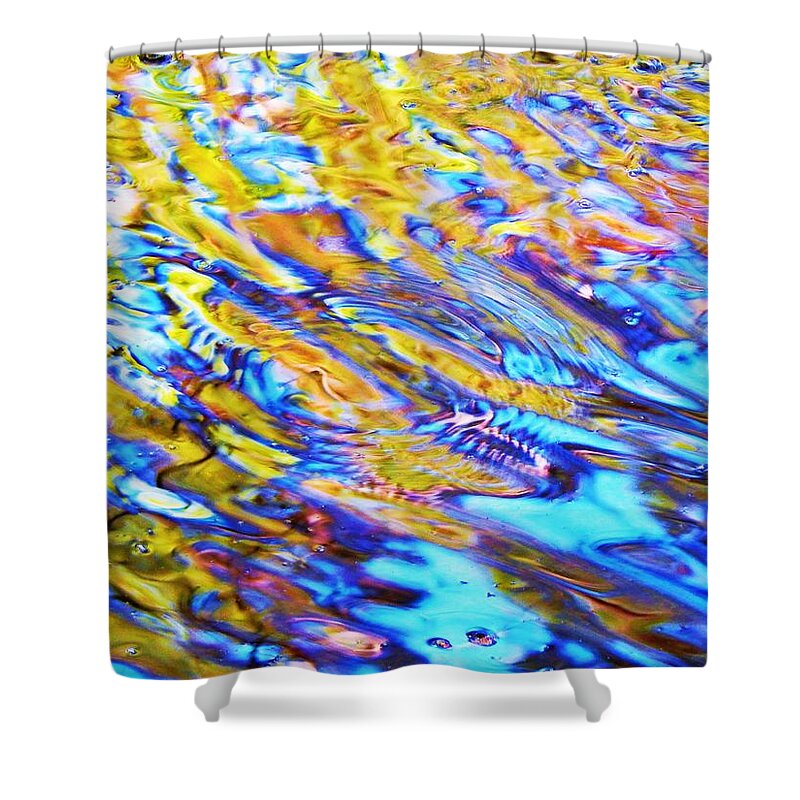 Abstract Art Shower Curtain featuring the photograph Camera Art by Jan Gelders