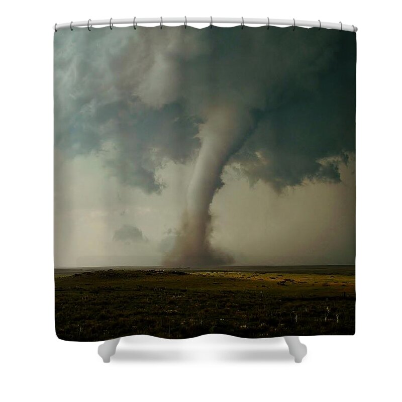 Tornado Shower Curtain featuring the photograph Campo Tornado by Ed Sweeney