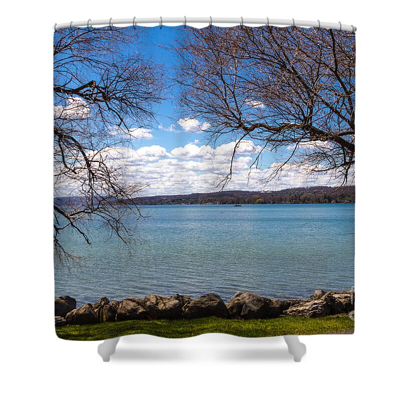 Shade Shower Curtain featuring the photograph Canandaigua by William Norton
