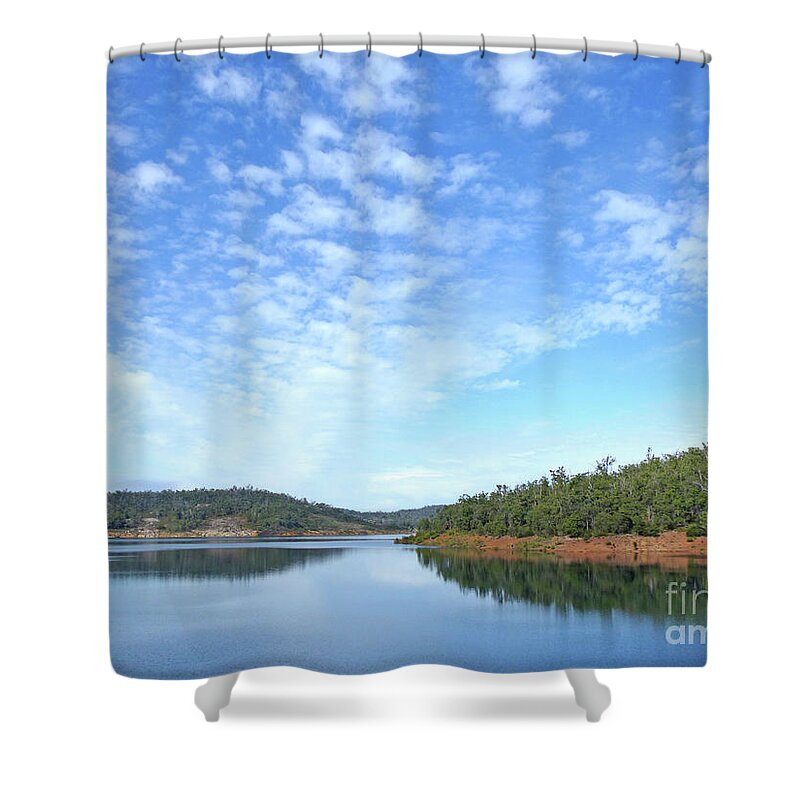 Canning Reservoir Shower Curtain featuring the photograph Canning Reservoir - Western Australia by Phil Banks
