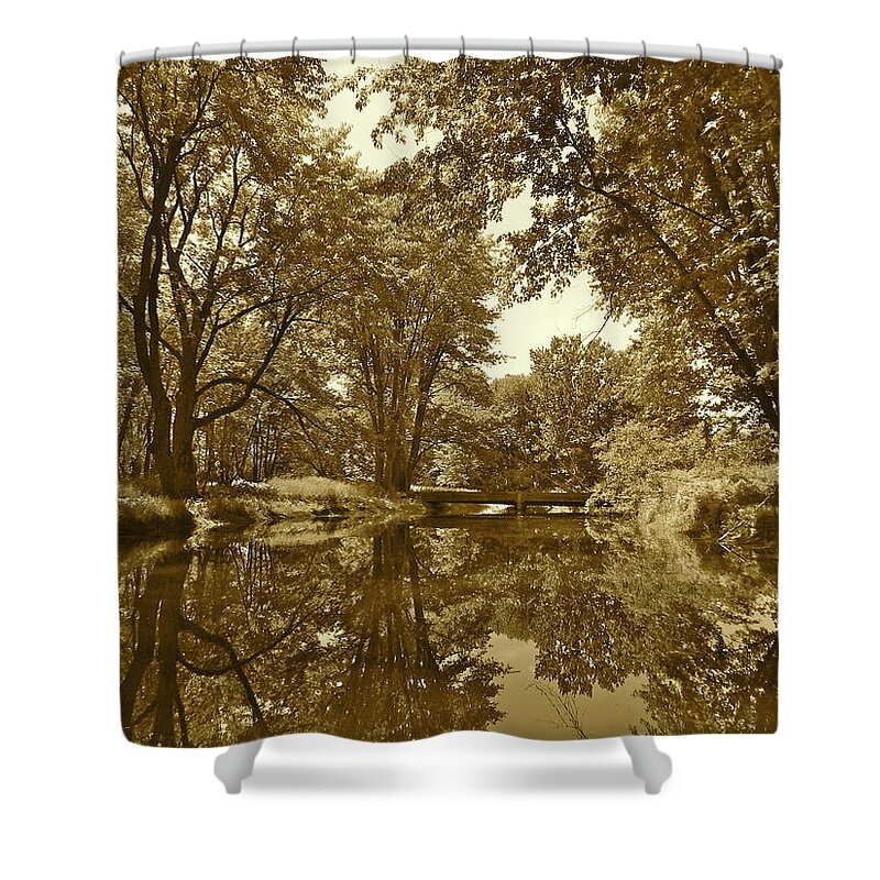 Nature Shower Curtain featuring the photograph Canton Canoe Trip 2016 41 by George Ramos