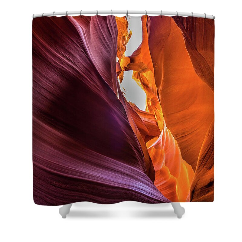 Canyon Shower Curtain featuring the photograph Canyon Walls by Mark Joseph