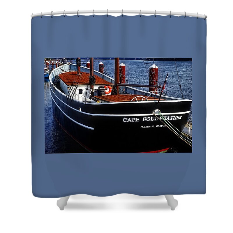 Hdr Shower Curtain featuring the photograph Cape Foulweather Two by Thom Zehrfeld