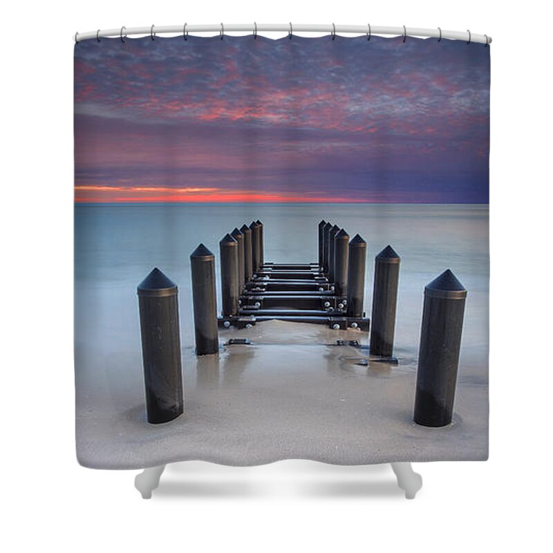 Cape May New Jersey Shower Curtain featuring the photograph Cape May Beach by Marco Crupi