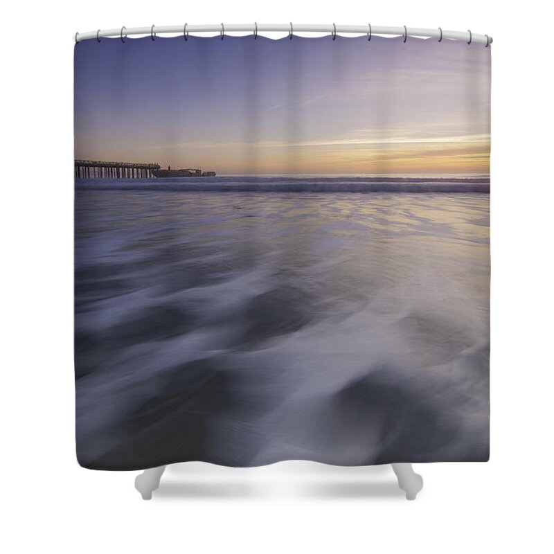 Seascape Shower Curtain featuring the photograph Capitola 2 by Catherine Lau