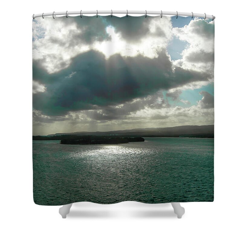 Jamaica Shower Curtain featuring the photograph Caribbean Dawn by Judy Hall-Folde