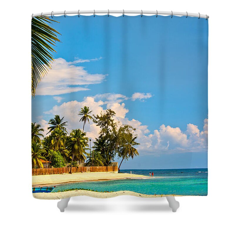 Caribbean Shower Curtain featuring the photograph Caribbean Paradise by Barry C Donovan