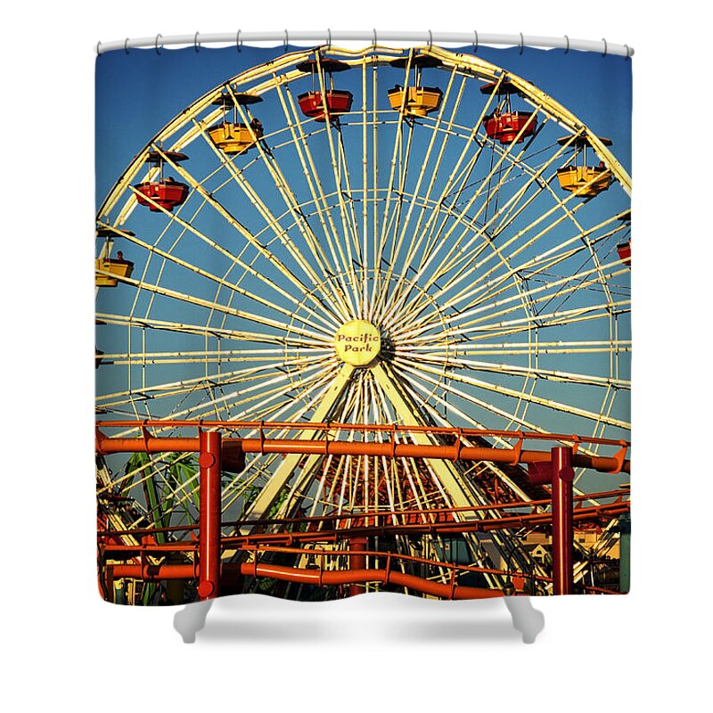 Ride Shower Curtain featuring the photograph Carnival 2 by George Taylor