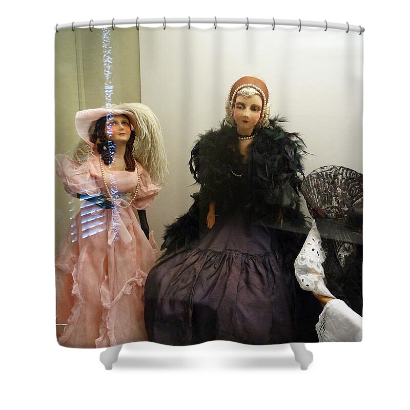 Doll Shower Curtain featuring the photograph Carpe Diem by Charles Stuart