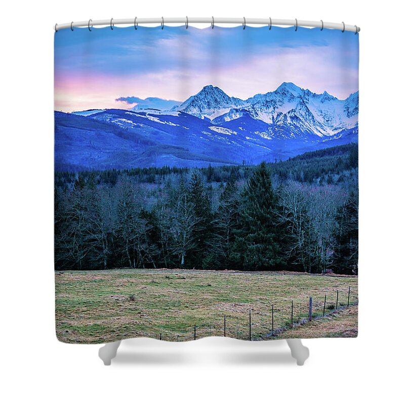 Sunrise Shower Curtain featuring the photograph Cascade Mountain Sunrise by Mark Joseph