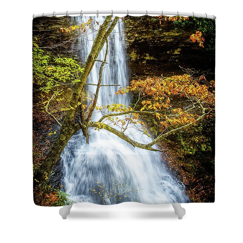 Landscape Shower Curtain featuring the photograph Cascades Deck View by Joe Shrader