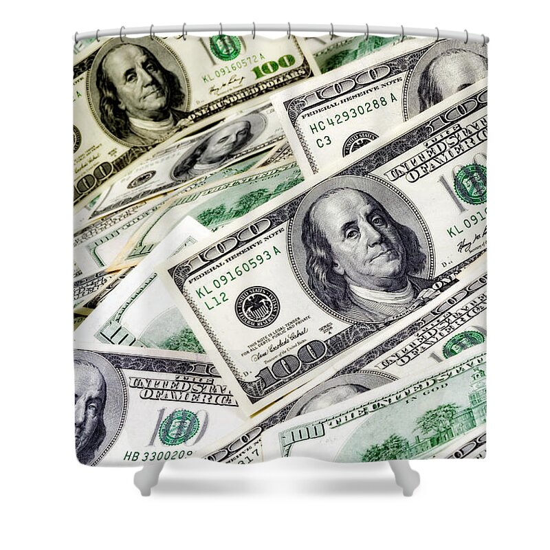 Texas Shower Curtain featuring the photograph Cash Money by Erich Grant