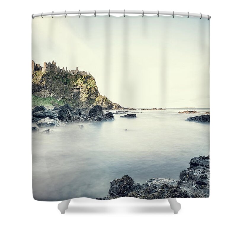 Kremsdorf Shower Curtain featuring the photograph Castle By The Sea by Evelina Kremsdorf