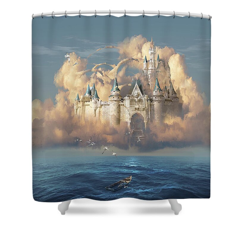 The Castle Shower Curtains