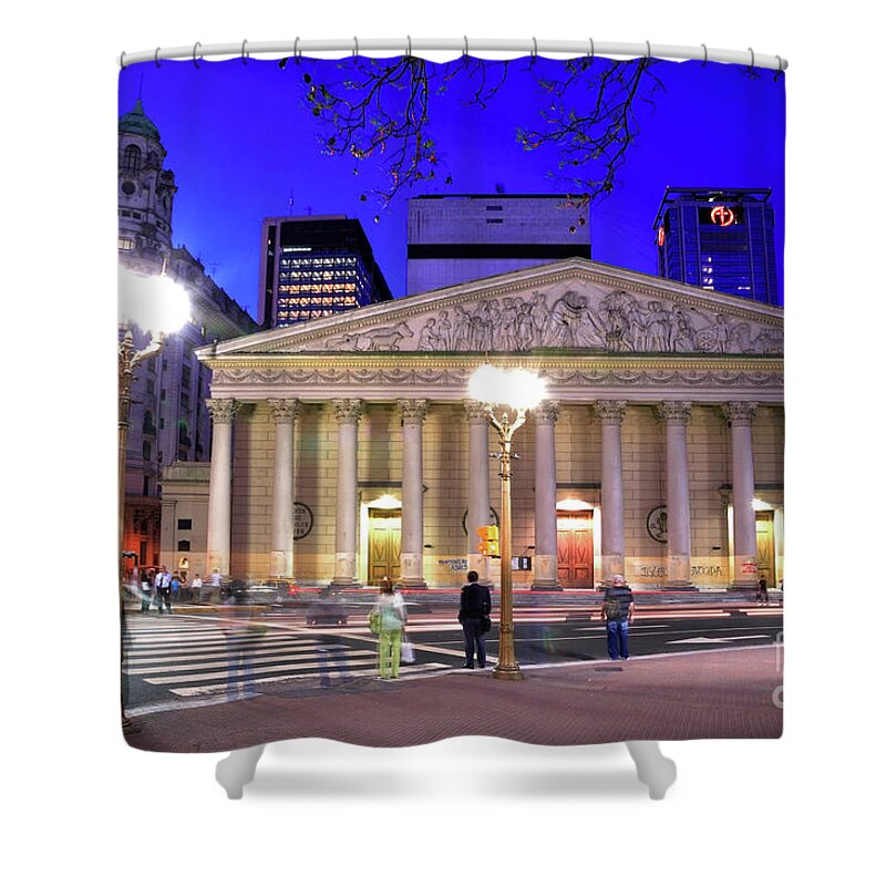 Buenos Shower Curtain featuring the photograph Cathedral-01 by Bernardo Galmarini