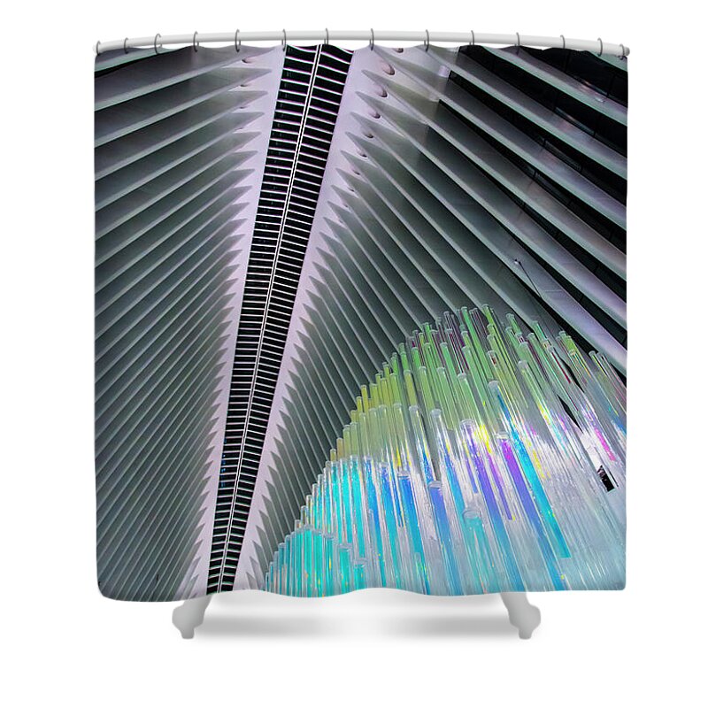 New York Shower Curtain featuring the photograph Caves of Ice III by Alex Lapidus