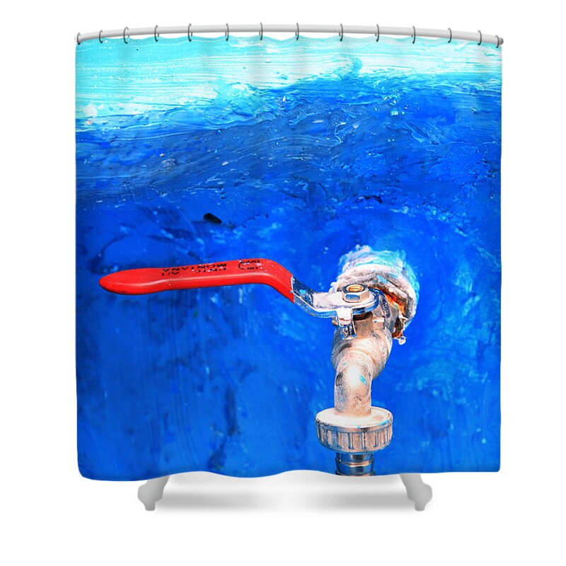 Blue Moon Shower Curtain featuring the photograph ccs by Jez C Self